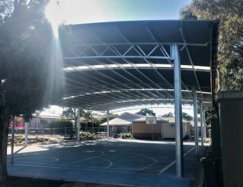 COLA structure for Wynn Vale School basketball court